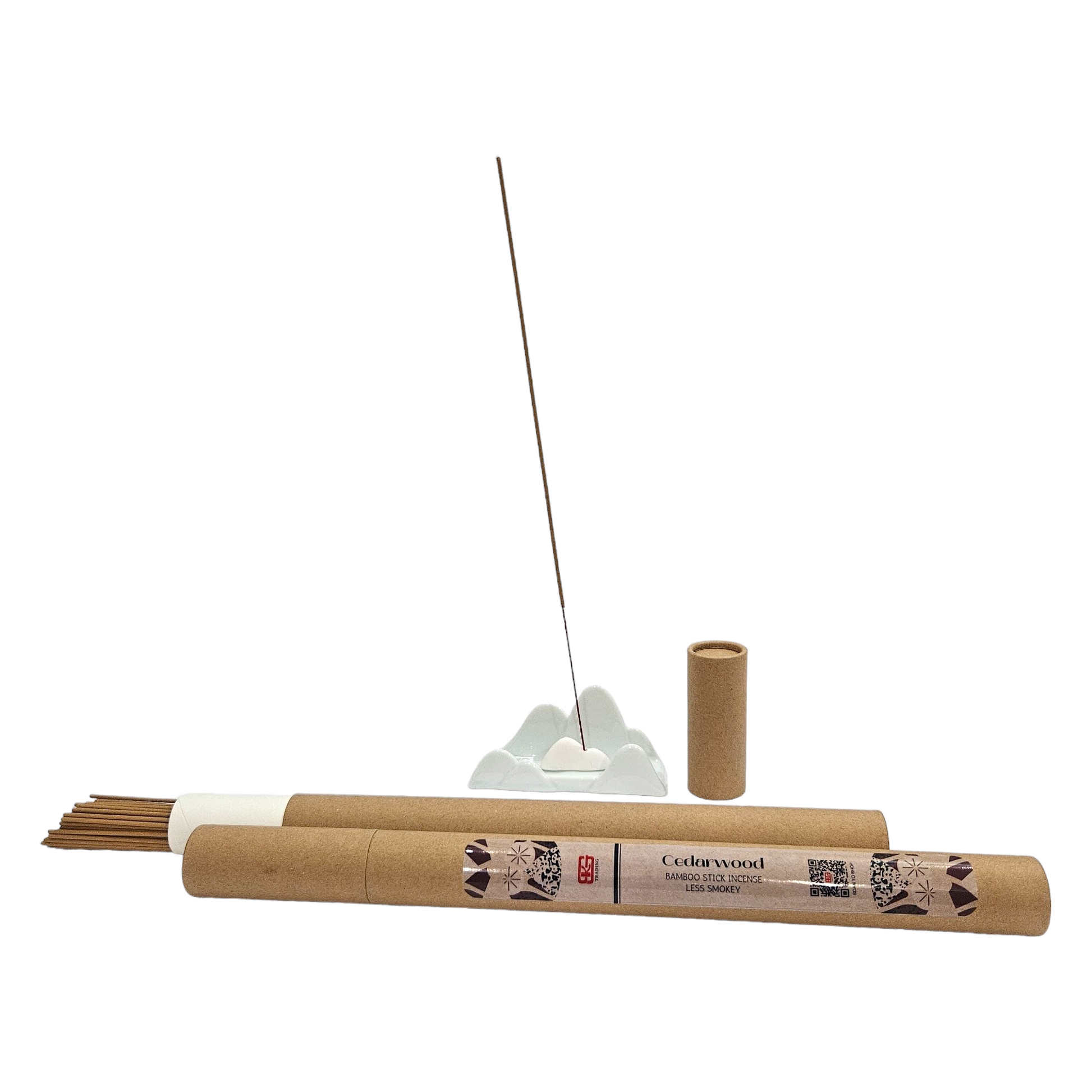 Cedarwood Bamboo Stick Incense (Less Smoky)