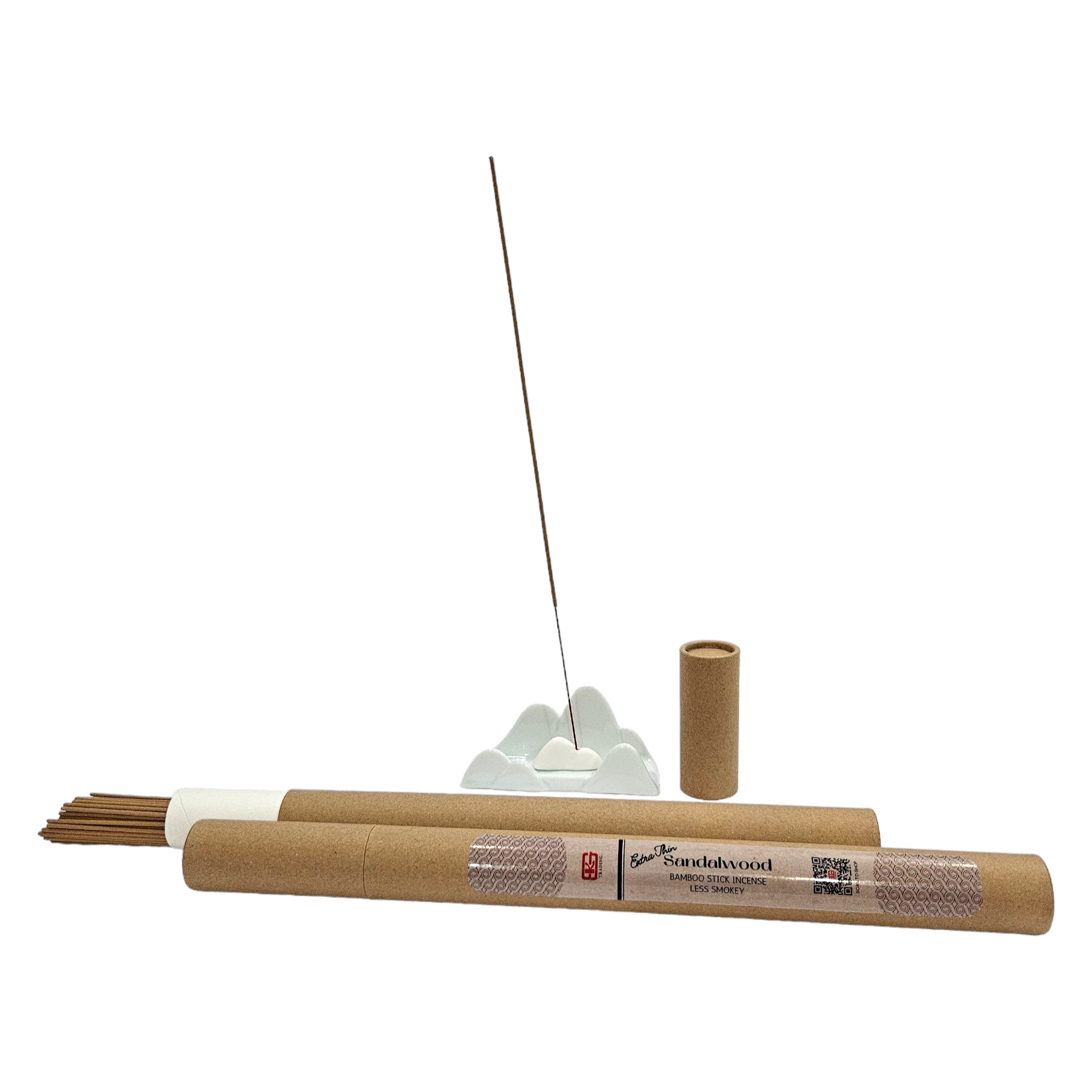 Sandalwood Bamboo Stick Incense (Extra Thin, Less Smoky)