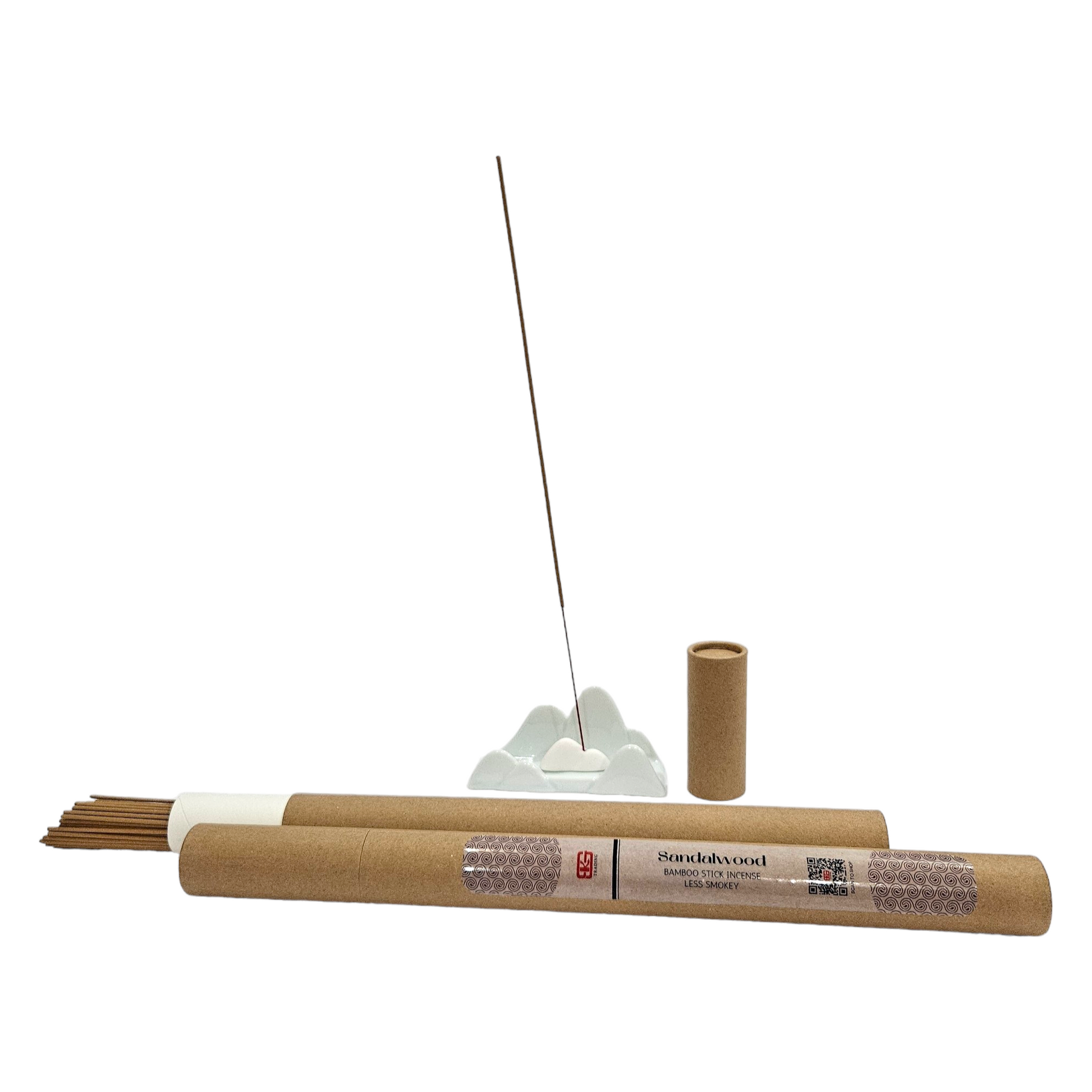 Sandalwood Bamboo Stick Incense (Less Smoky)