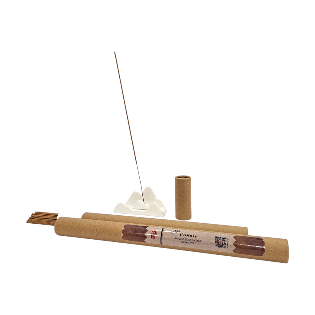 Mild Woody Bamboo Stick Incense (Smokeless)