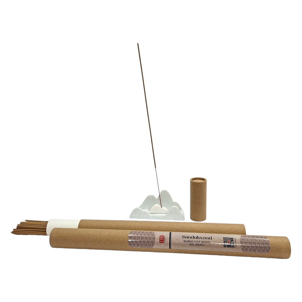 Sandalwood Bamboo Stick Incense (Less Smoky)